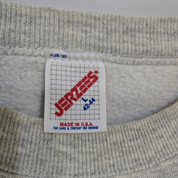 Vintage 90s American Outback Apparel Moose Crewneck Sweatshirt - Picture 6 of 8